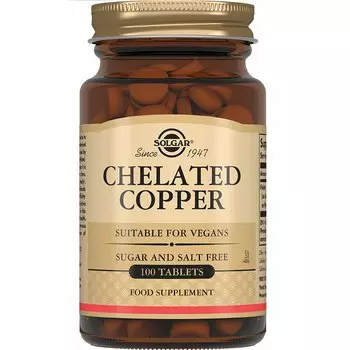 Solgar Хелат Меди таблетки 100 шт