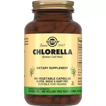 Solgar Хлорелла капсулы 100 шт