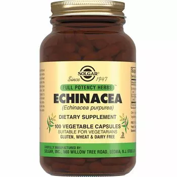 Solgar Экстракт эхинацеи пурпурной капсулы 100 шт