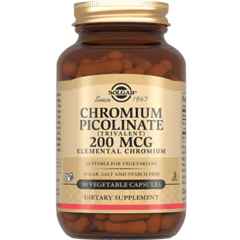 Solgar Пиколинат хрома 200 мкг капсулы 90 шт