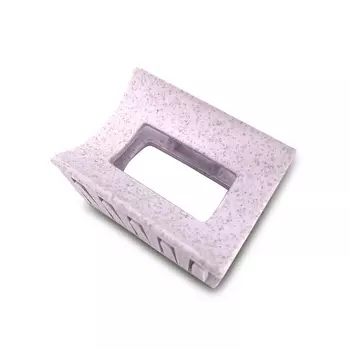 Соломея Заколка-краб квадратная для волос 1 шт лиловый