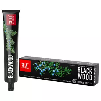 Splat Special Blackwood Зубная паста без фтора с древесным углем 75 мл