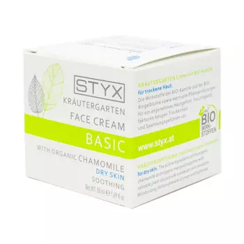 STYX Krautergarten Крем для лица для сухой кожи Био-Ромашка 50 мл