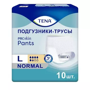 Tena Pants Normal Подгузники-трусы для взрослых размер L 10 шт