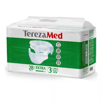 TerezaMed Extra №3 Подгузники для взрослых размер L 28 шт