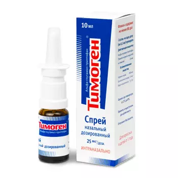 Тимоген 25 мкг/доза спрей назальный 10 мл