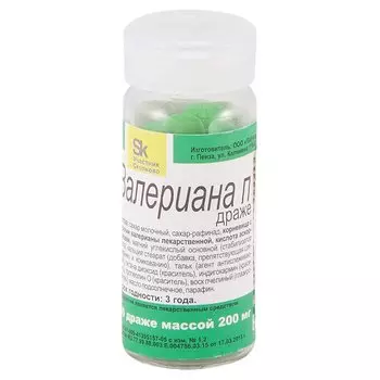 Валериана П драже 50 шт