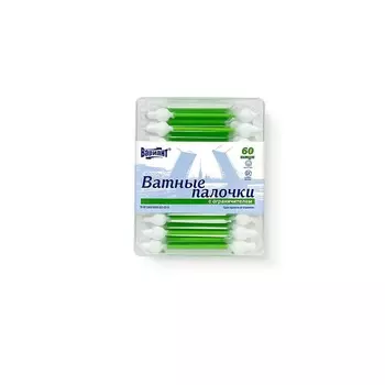 Вариант Ватные палочки с ограничителем 60 шт