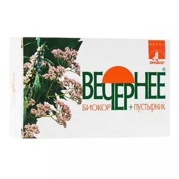Вечернее+Пустырник Биокор драже 120 шт