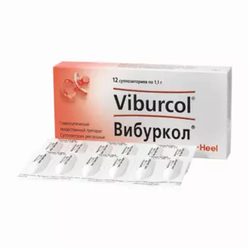 Вибуркол суппозитории ректальные для детей гомеопатические 12 шт