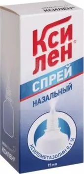 Ксилен 0,1% спрей назальный 15 мл
