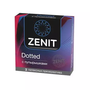 Zenit Dotted Презервативы с точками 3 шт