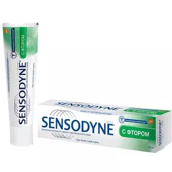 Зубная паста Сенсодин с фтором 50 мл