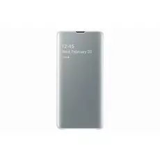 Чехол Samsung Clear View Cover S10, белый