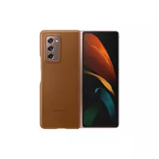 Чехол Samsung Leather Cover Z Fold 2, коричневый