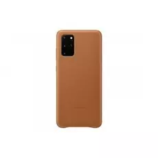 Чехол Samsung Leather Cover S20+, коричневый