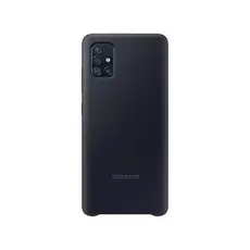 Чехол Samsung Silicone Cover A51, чёрный