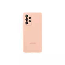 Чехол Samsung Silicone Cover A53 - Персиковый