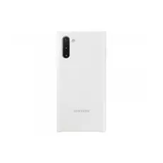 Чехол Samsung Silicone Cover Note10, белый