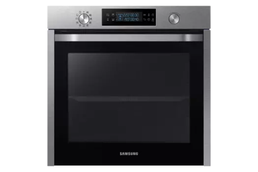 Духовой шкаф Samsung NV9900J, 75л, Dual Cook (NV75K5541RS) - Серебристый, Серебристый