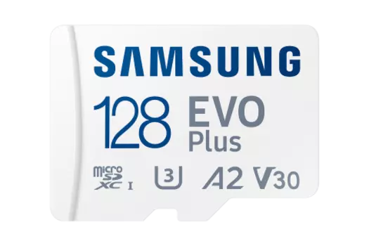 Карта памяти microSDXC UHS-I U3 Samsung EVO PLUS 128 ГБ