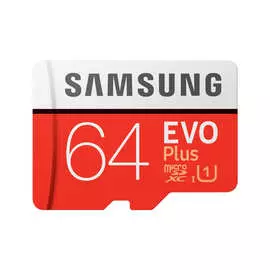 Карта памяти Samsung microSDXC 64 Гб, EVO Plus