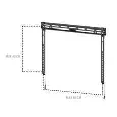 Кронштейн Sonorous SUREFIX 421 (фиксированный, 40"-75", 400x400 to 600x400), ультратонкий