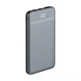 Внешний аккумулятор Deppa NRG Alum, QC 3.0, 10000 мАч, графит