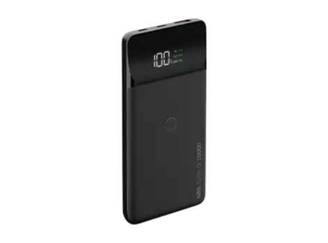 Внешний аккумулятор Deppa NRG Turbo Qi с БЗУ, 10000 мАч - Чёрный, Чёрный