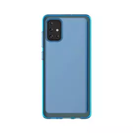Чехол Araree A cover для Galaxy A21s, силикон, синий