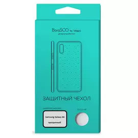 Чехол BoraSCO силикон, прозрачный, для Galaxy A6
