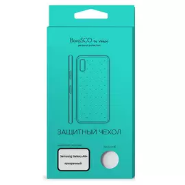 Чехол BoraSCO силикон, прозрачный, для Galaxy A6+