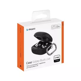 Чехол Deppa черный, для Galaxy Buds Live