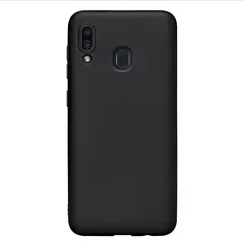 Чехол Deppa Gel Color Case для Galaxy A30 (2019), полиуретан, чёрный