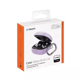 Чехол Deppa лавандовый, для Galaxy Buds Live