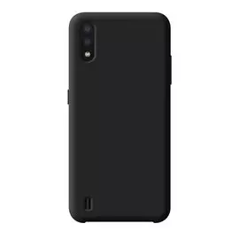Чехол Deppa Liquid Silicone Case для Galaxy A01, силикон, чёрный