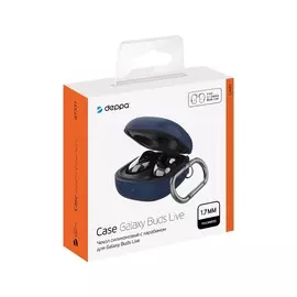 Чехол Deppa синий, для Galaxy Buds Live