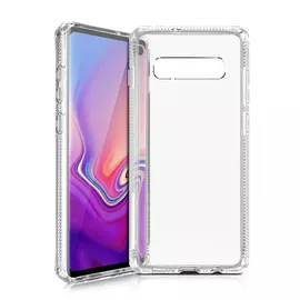Чехол Itskins Hybrid Clear для Galaxy S10+ прозрачный, пластик