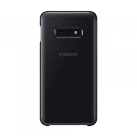 Чехол-книжка Samsung Clear View Cover для Galaxy S10e черный, пластик