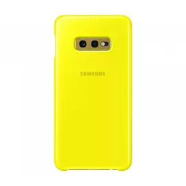 Чехол-книжка Samsung Clear View Cover для Galaxy S10e желтый, пластик