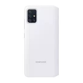 Чехол-книжка Samsung S View Wallet Cover для Galaxy A51, пластик, белый