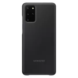 Чехол-книжка Samsung Smart Clear View Cover для Galaxy S20+, полиуретан, чёрный