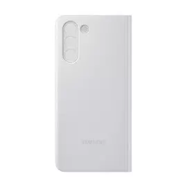 Чехол-книжка Samsung Smart Clear View для Galaxy S21, полиуретан, серый