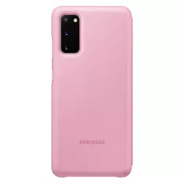 Чехол-книжка Samsung Smart LED View Cover для Galaxy S20, пластик, розовый