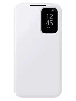 Чехол-книжка Samsung Smart View Wallet для Galaxy S23 FE, поликарбонат, белый