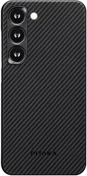 Чехол-накладка Pitaka MagEZ 3 для Galaxy S23+, арамид (кевлар), черный