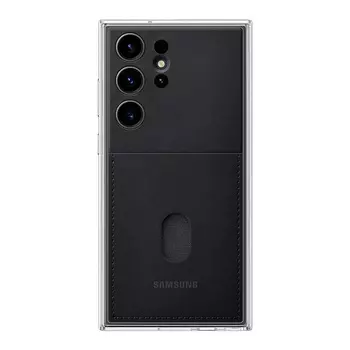 Чехол-накладка Samsung Frame Case для Galaxy S23 Ultra, поликарбонат, черный