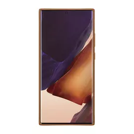 Чехол-накладка Samsung Leather Cover для Galaxy Note20 Ultra, кожа, коричневый