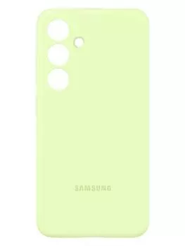 Чехол-накладка Samsung Silicone Case для Galaxy S24, силикон, лайм