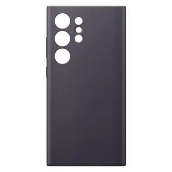 Чехол-накладка Samsung Vegan Leather для Galaxy S24 Ultra, экокожа, темно-фиолетовый